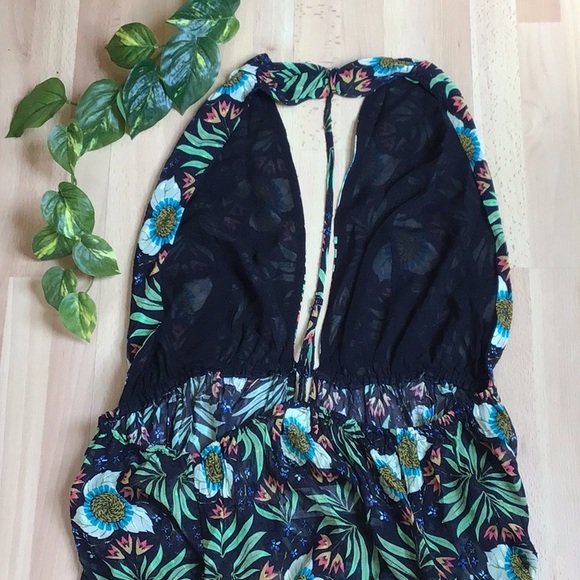 Anthropologie Brenda Quinn V-Neck Halter Dress - Picture 10 of 15